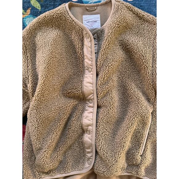 Aritizia Wilfred Sherpa Pastoral Liner Jacket Size Medium - Picture 8 of 10